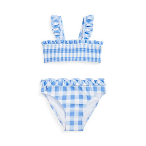 NWT POLO RALPH LAUREN Gingham Two-Piece Swimsuit SZ 24M